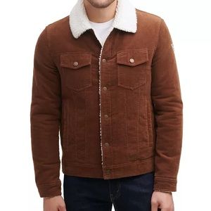 Guess Men’s Corduroy Bomber Jacket